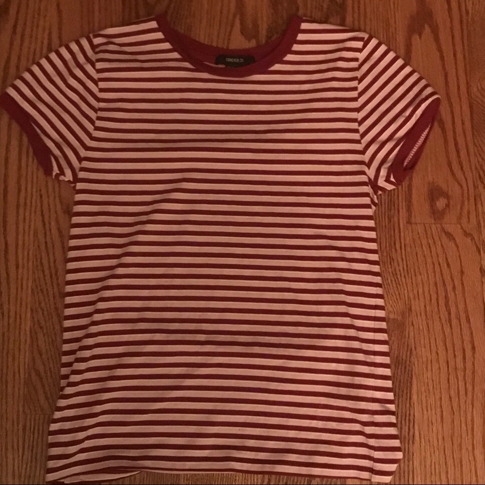 Cherry Striped Tee